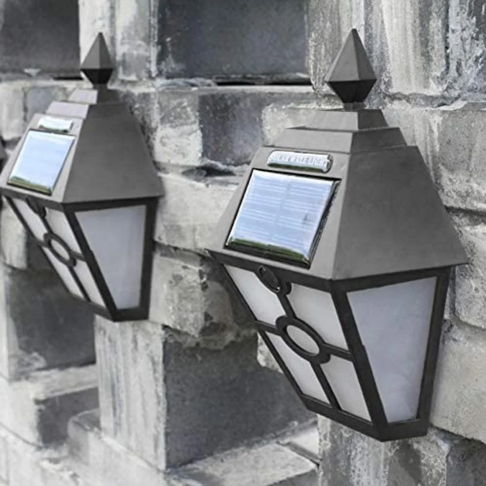 LED Solar Wall Lights, 2 Pack